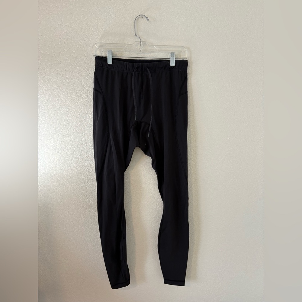 lululemon athletica Black mens jogging tights